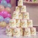 thumbnail image 4 of Platos, servilletas, vasos y globos de unicornio para fiestas de cumpleaños infantiles, decoración para baby shower de niñas, suministros para cumpleaños infantiles, 4 of 5