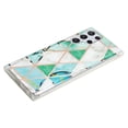 thumbnail image 3 of Allytech Galaxy S22 Ultra 5G Cell Phone 6.8" Case 2022 Electroplated Silicone Soft Flexible TPU Back Shockproof Cover Ultra Thin Lightweight Case for Samsung Galaxy S22 Ultra 5G, White Green Marble, 3 of 4