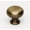 Antique English, variant on Alno 7/8" Cabinet Knob - Polished Brass