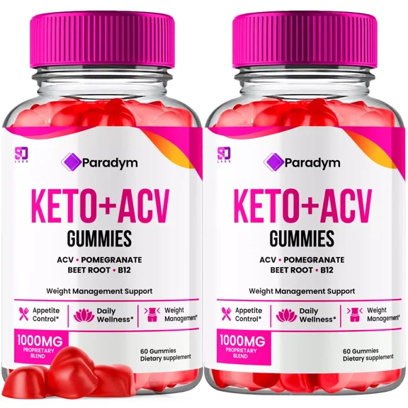 Paradym Keto ACV Gummies Support Daily Wellness and Weight Management (2 Pack)