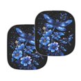 thumbnail image 6 of Jeiento Dragonfly Flower Car Window Shades Foldable Automotive Interior Accessories for Sun Protection Heat and UV Rays That Keeps Vehicle Cool Universal Fit Most Cars Women Men, 6 of 6