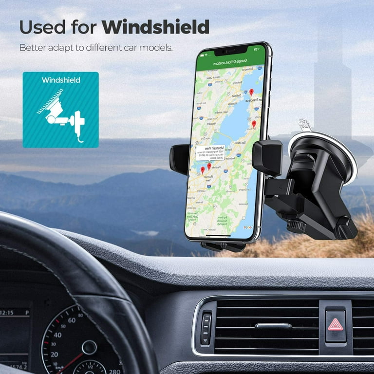 ORIbox Car Phone Mount, Dashboard Car Phone Holder, Washable