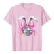 thumbnail image 4 of Tops de Manga Corta de Verano para las Mujeres Imprimir Blusa de Cuello Redondo, Moda Ligera de Poliéster Spandex, 4 of 5
