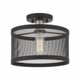 thumbnail image 2 of Livex Lighting Support Semi-Encastré Noir 1 Lumière, 2 of 4
