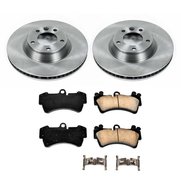 Ultimate Brakes Front Semi-Metallic Brake Pad and Rotor Kit with Hardware WM80951