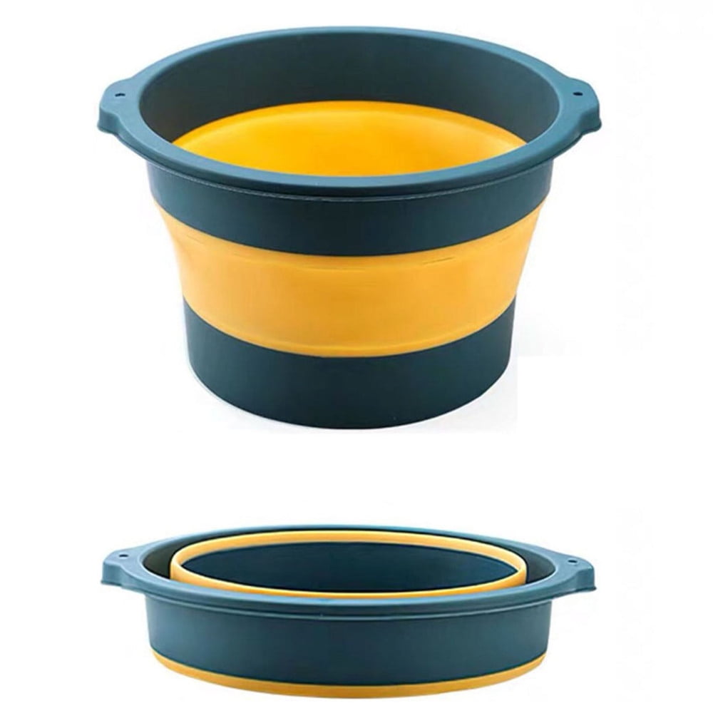 Household Portable Foot Soaking Bucket Foldable Foot Bath Massage Barrel Saving Space Foot Spa