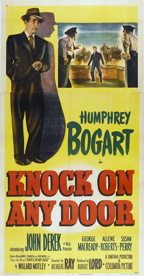 Knock on Any Door movie POSTER (Insert Style B) (14" x 36") (1949