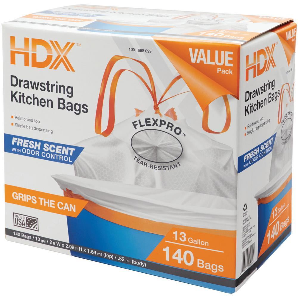 HomeSmart Scented Garbage Bags – 13 Gallon Variety Pack, Whole