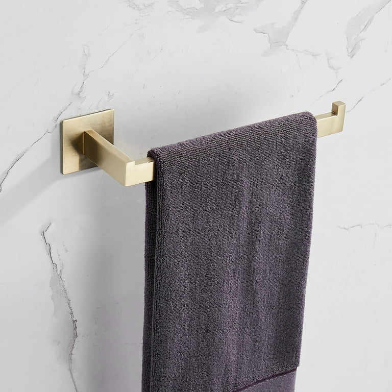 Bathroom Accessories Set Brushed Gold Towel Rack Paper Holder