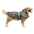 thumbnail image 2 of TiaGOC Dog Raincoat Hooded Slicker Poncho for Small to X-Large Dogs and Puppies Camo - XL, 2 of 7