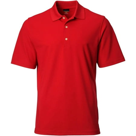 Greg Norman Mens Protek micro pique solid polo Walmart