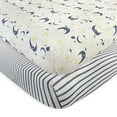 thumbnail image 2 of Touched by Nature Baby Organic Cotton Crib Sheet, Moon, One Size, 2 of 2
