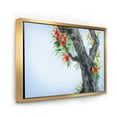 thumbnail image 3 of Designart 'Blooming Flowers Of An Old Tree In Spring I' Traditional Framed Canvas Wall Art Print, 3 of 5