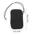 thumbnail image 3 of Tineasur Black Neoprene Phone Holder Zipper Phone Sleeve with Lanyard for Running and Outdoor Essentials, 3 of 6