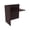 Espresso, variant on Lorell Weathered Charcoal Laminate Desking - 1" Top, 42" x 24"41.5" - Material: Laminate - Finish: Weathered Charcoal