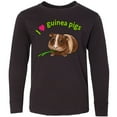 thumbnail image 3 of Inktastic I Love Guinea Pigs Long Sleeve Youth T-Shirt, 3 of 5