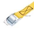 thumbnail image 5 of Uxcell 1.68ft Cam Buckle Tie Down Lashing Strap Polypropylene Yellow 2pcs, 5 of 6