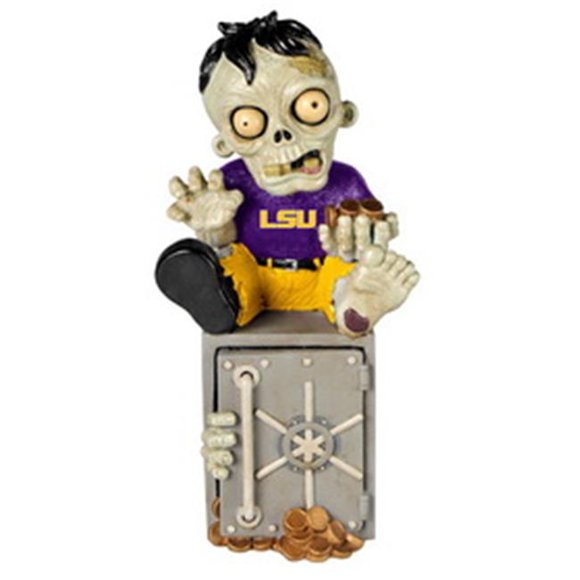 LSU Tigers Zombie Figurine Bank