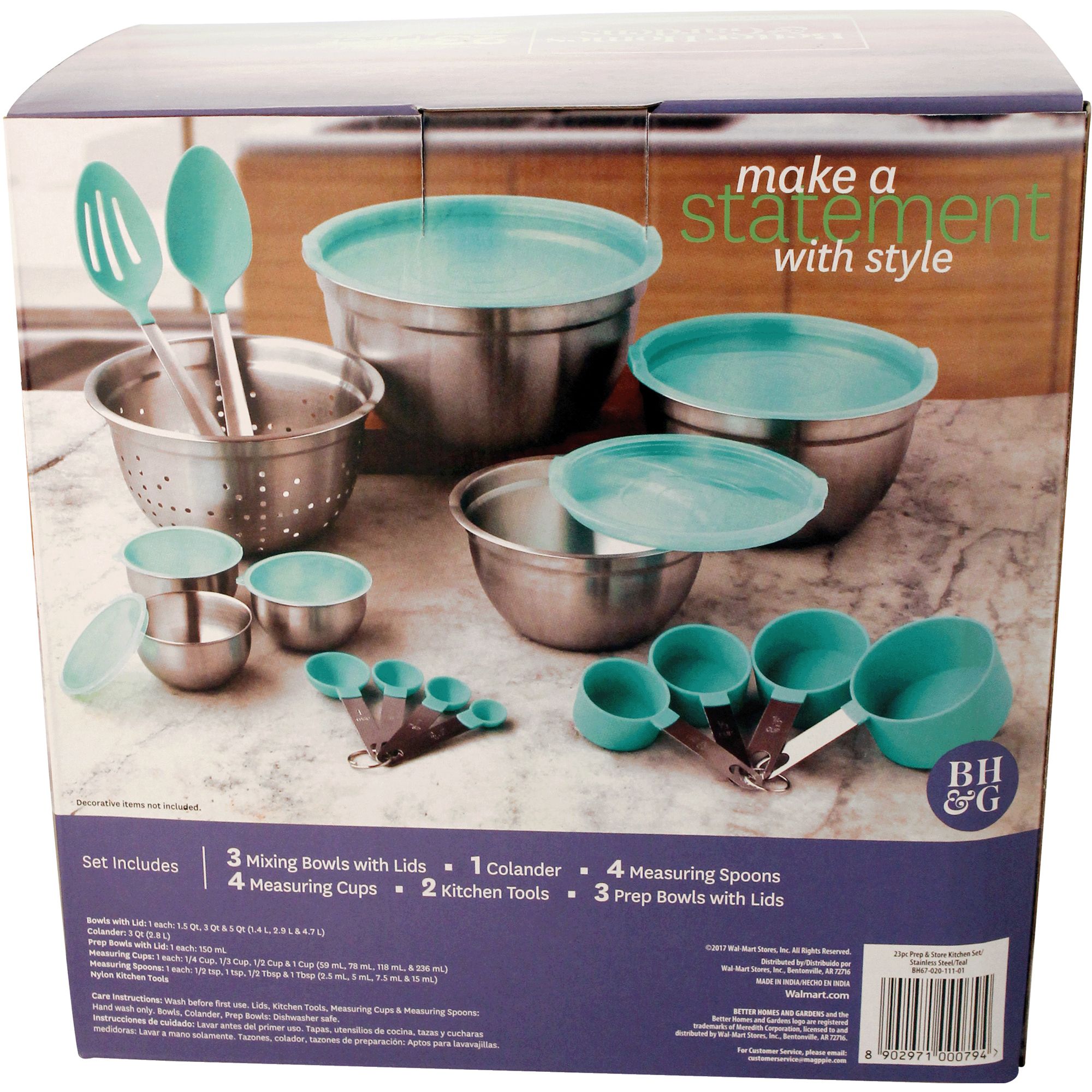 Better Homes & Gardens Teal Gadget and Utensil Set, 23 Piece - image 5 of 7