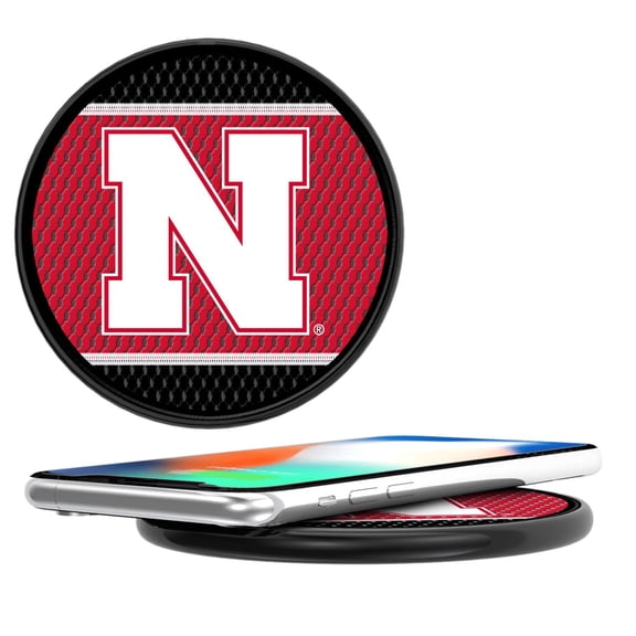 Keyscaper Nebraska Huskers 15 Watt Wireless Induction Charger