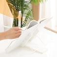 thumbnail image 5 of RUISINERY Adjustable Reading Stand For Tablet Book Cookbook Rack Textbook Stand With Page Clips Foldable Bookrest For Book Laptop, 5 of 7