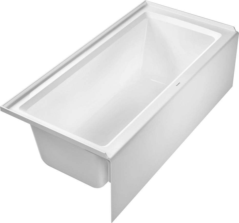 Duravit 700408000000090 White Architec 66" Soaking Bathtub For Alcove