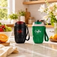 thumbnail image 5 of Insulated Travel Coffee Mugs, Leak Proof Coffee Travel Mug, Insulated Mug, Coffee Tumbler with Handle, Black 6X3 Inch Touch Read Temperature Display Stainless Steel Insulated, 5 of 6