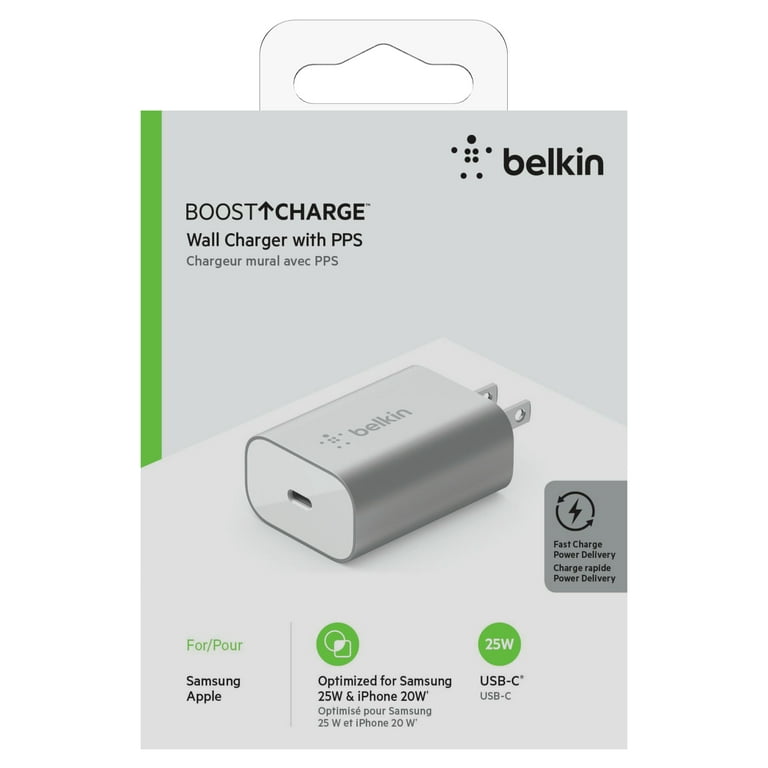 Belkin Boostcharge (20w) Dual Usb-c With (40w) Stand Alone Wall