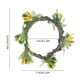 thumbnail image 3 of Servilletero de Pascua, Perfecto Matcha y Madera, Elegantes Hojas Artificiales, Perfectos Banquetes y Celebraciones, Ideal Bodas y Cenas, Juego 4, 5 X 5 Cm, 3 of 7