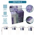 thumbnail image 7 of Table Runner Dresser Scarves 72 Inch Long, Geometric Purple Plaid Paint Linen Dining Table Runners Modern Abstract Art Tabletop Scarf for Wedding Holiday Party Kitchen, 7 of 7