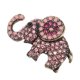 thumbnail image 1 of BESTYASH Broche Elefante Con Pedrería Rosa Para Pines De Abrigos Y Elegantes, 1 of 6
