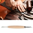 thumbnail image 4 of Leather Press Rub Tool, Length 17.6cm Multi Purpose Leather Craft Modeling Tools  for Leather Press Rub for Edge Skiving, 4 of 7