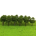 thumbnail image 4 of 6 árboles En Miniatura De Plástico, Tren, Paisaje Ferroviario, 1:250, 40 Uds., Verde 6 piezas Sunnimix  árboles modelo, 4 of 8