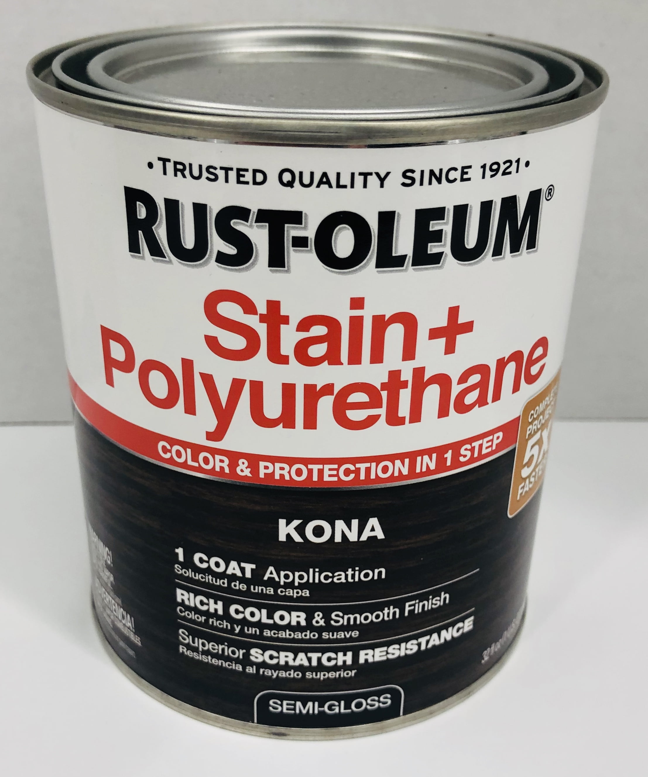 Kona RustOleum Stain & Polyurethane, Quart
