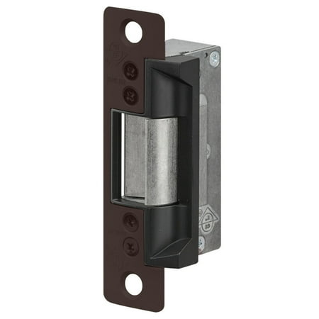 

Adams Rite 7101-310-313-00 Electric Strike Electrically Unlocked Fail Secure For Aluminum Hollow Metal or Wood Applications 4-7/8 In X 1-1/4 In Radiused Faceplate 12VDC Dark Bronze Anodized Aluminum
