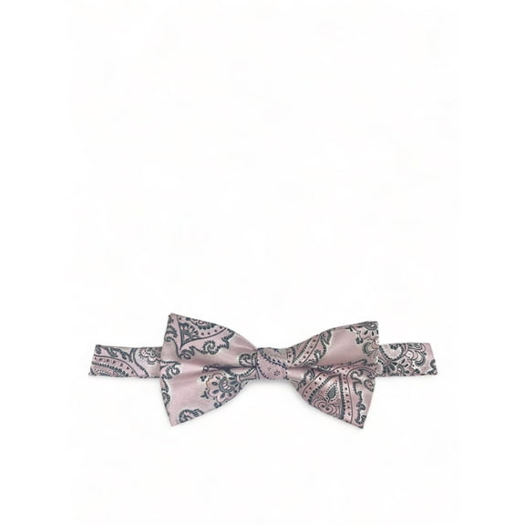 Light Pink Formal Paisley Bow Tie