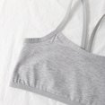 thumbnail image 2 of Sport Crop Cami Bras 8-12Teen Student for Teens & Big Girls Cotton Breathable Teen Sports Bra Wire Free Push Up with Bralette Straps, 2 of 5