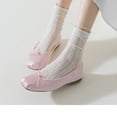 thumbnail image 4 of 6 pares de calcetines transparentes para mujer, calcetines florales, calcetines de encaje de malla transparente de verano, calcetines finos de cristal jacquard, 4 of 5
