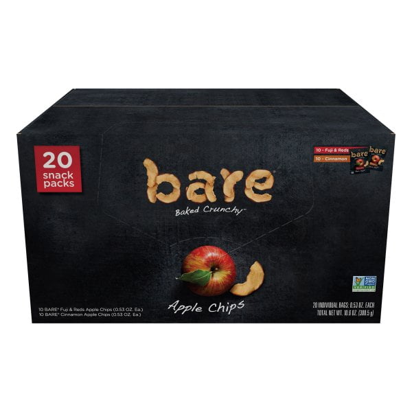 Bare Baked Crunchy Apple Chips Variety Pack, 20 ct. - Walmart.com
