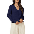 thumbnail image 5 of Arach&Cloz Women's Soft Cropped Cardigan Casual Lightweight Shrug Sweater Tops, 5 of 5