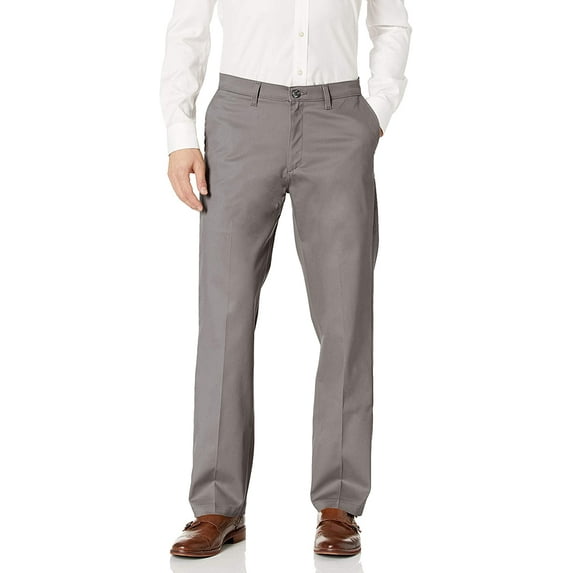 Mens Total Freedom Relaxed Fit Tapered Leg Pants in Charcoal