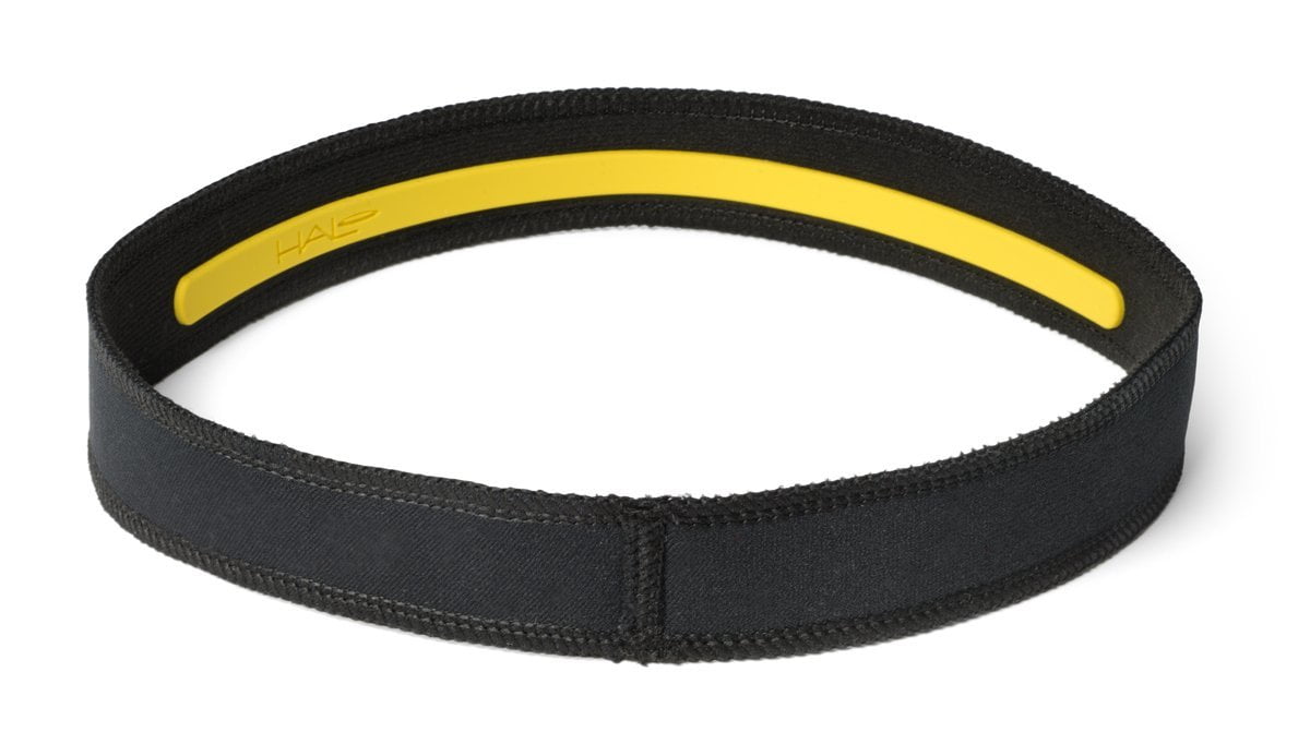 Halo Headband Sweatband Slim, 1-Inch, Black, Sweat Block Technology ...