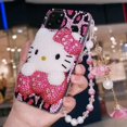 thumbnail image 1 of Sanrio for iPhone 15 14 13 Pro Max iPhone Xs iPhone Case 8 plus Rhinestone 7 Cartoon Hello Kitty 11 Protective Case 6 Female 12 advanced, 1 of 3