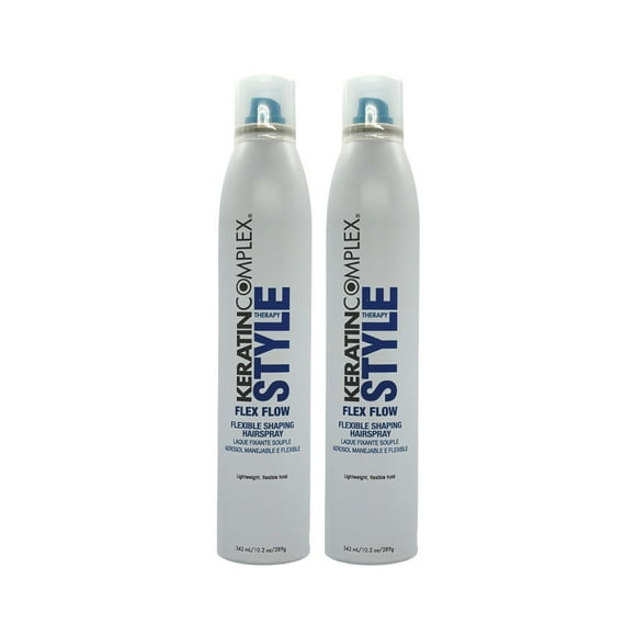 Keratin Complex Style Therapy Flex Flow Hairspray 10.2 Oz (Pack of 2)