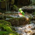 thumbnail image 5 of Garden Statue,Resin Ornament Funny DIY Miniature Figurines for Outside Pond Pool Patio Porch Backyard Miniature Bright Colors Blend Perfectly With The Pond Scenery(D), 5 of 6