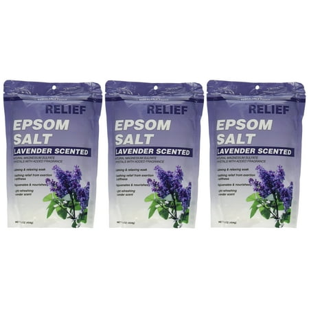 Relief MD Epsom Salt Lavender Scented 3 Packs