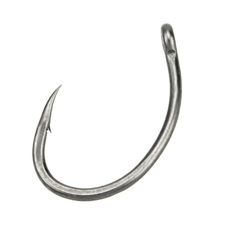 30Pcs 6#/8#/10# Curve Hooks PEFT Barbed Fishhooks Carp Fishing Hooks Fishing Tackle (Best Hook Length For Carp)