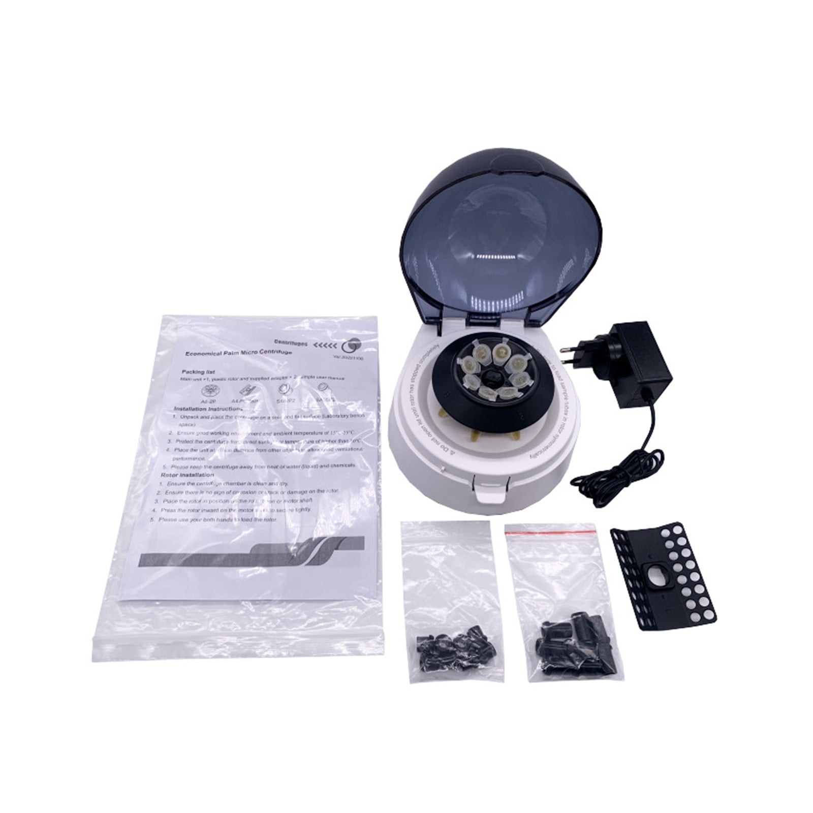 Mini Centrifuge Machine 7000rpm Laboratory Centrifuge 0.2ml-2ml PCR Tubes Microcentrifuge ,Easy to Operate