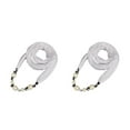 thumbnail image 3 of Transemion Polyester Beautiful And Elegant Scarf Necklace For Classy Look Made With Polyester Scarf Necklaces white 2Set, 3 of 6