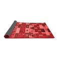 thumbnail image 2 of Ahgly Company Indoor Square Oriental Red Industrial Area Rugs, 4' Square, 2 of 4